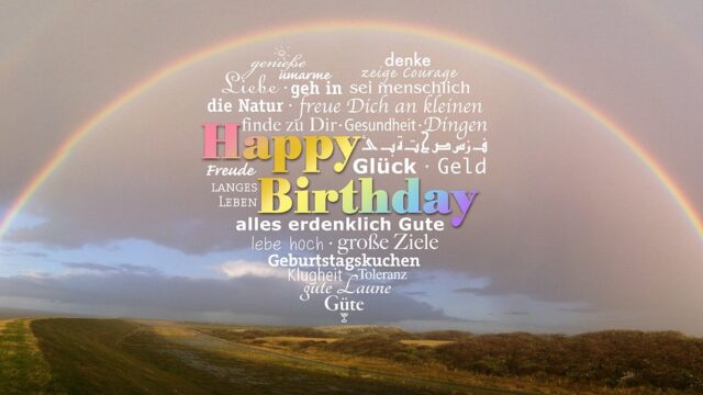 date of birth rainbow congratulation 492375