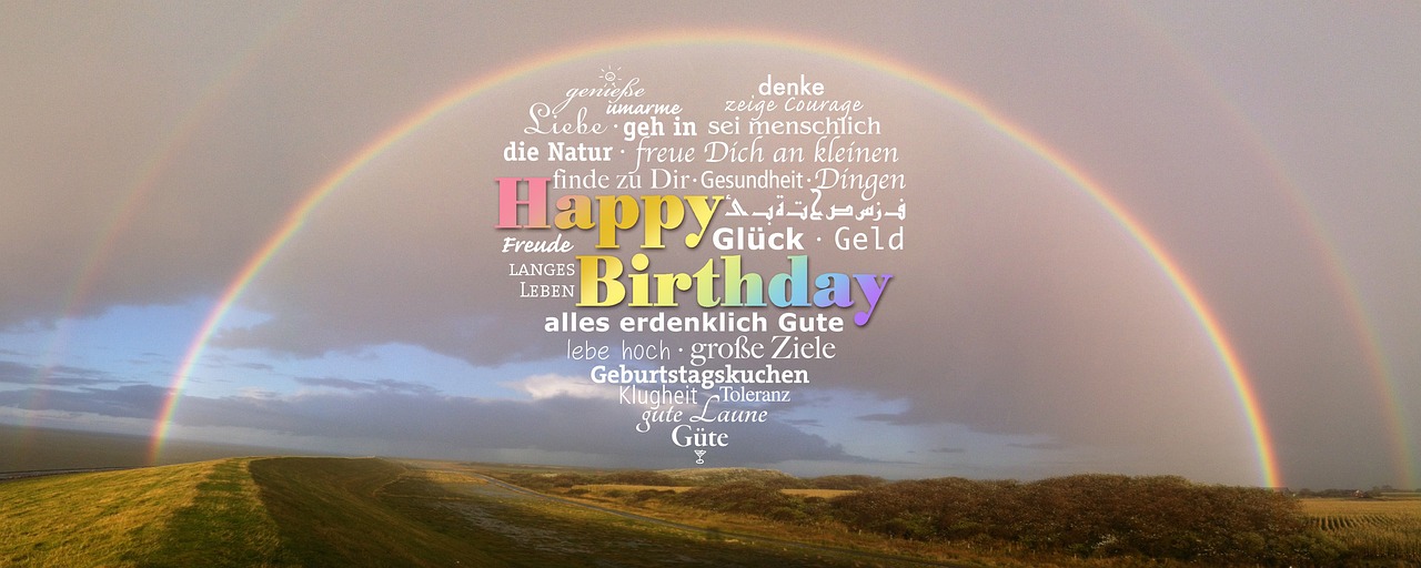 date of birth rainbow congratulation 492375